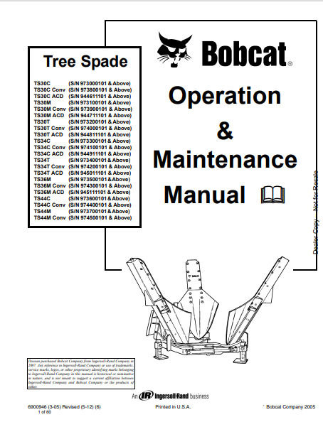 Spade Operation Products – The Manuals Group