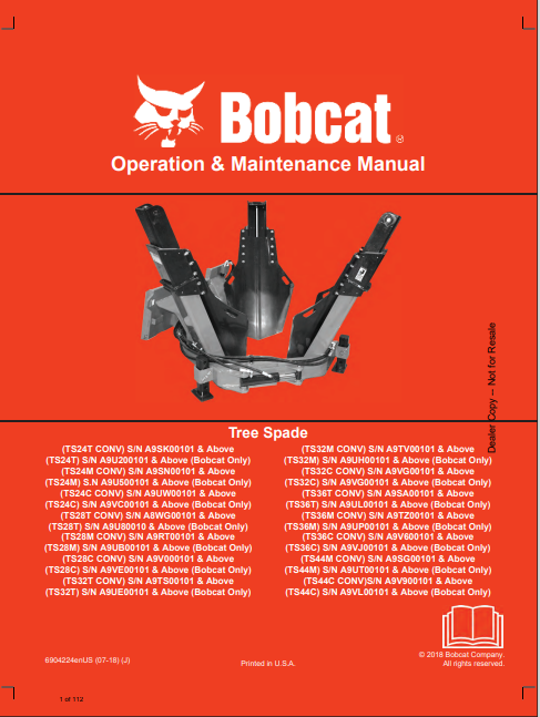 Spade Operation Products – The Manuals Group