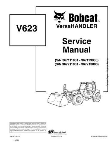 Unlock the full potential of your BOBCAT V623 Versahandler with the comprehensive Service Manual (Part Number: 6901675) in PDF format. This essential guide provides detailed instructions, schematics, and troubleshooting tips to ensure your equipment operates at peak performance. Whether you're a seasoned technician or a DIY enthusiast, this manual is designed to simplify maintenance and repairs, saving you time and money. Invest in your machinery's longevity and efficiency today with this invaluable resourc