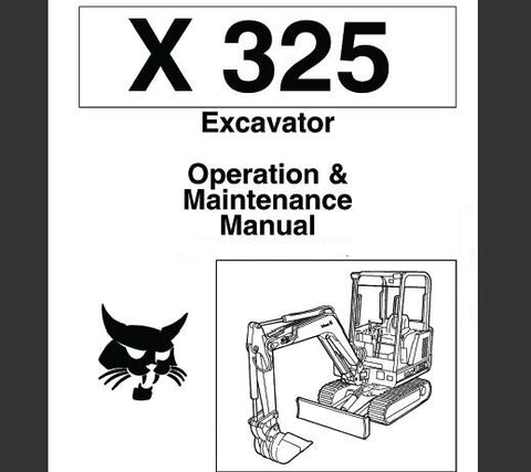 Discover the essential guide for your BOBCAT X325 Excavator with our comprehensive Operation & Maintenance Manual in PDF format. This manual is designed to provide you with all the necessary information to operate your excavator safely and efficiently, ensuring optimal performance on every job site.