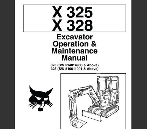 Discover the essential BOBCAT X325 and X328 Excavator Operation & Maintenance Manual, designed to enhance your equipment's performance and longevity. This comprehensive PDF file provides detailed instructions and guidelines, ensuring you operate your excavator safely and efficiently.