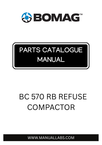 Discover the BOMAG BC 570 RB Refuse Compactor Parts Catalogue Manual, your essential guide for maintaining and optimizing the performance of your refuse compactor. This comprehensive manual, with part numbers 101570700101 to 101570700120, provides detailed information on each component, ensuring you have the right parts at your fingertips for efficient repairs and replacements.
