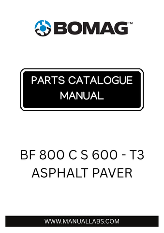With clear illustrations and precise specifications, this manual simplifies the process of identifying and ordering the right parts for your asphalt paver. Save time and reduce downtime with easy access to critical information that enhances your operational efficiency.