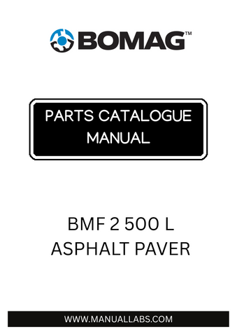 Discover the comprehensive BOMAG BMF 2 500 L Asphalt Paver Parts Catalogue Manual, designed specifically for models 101940041001 to 101940049999. This essential resource provides detailed information on every component, ensuring you have the right parts at your fingertips for efficient maintenance and repairs.