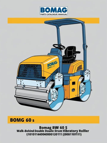 Discover the BOMAG BW 60 S Walk-Behind Double Drum Vibratory Roller, a powerful and efficient solution for your compaction needs. Designed for optimal performance, this roller features a robust double drum system that ensures even and effective compaction across various surfaces, making it ideal for small to medium-sized projects.