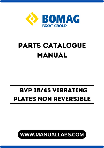 Discover the BOMAG BVP 18/45 Vibrating Plates, designed for optimal performance in compacting soil and asphalt. This non-reversible model is engineered for durability and efficiency, making it an essential tool for construction and landscaping projects. With a robust design and powerful vibration technology, it ensures a smooth and even surface every time.