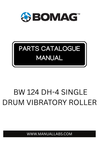 Discover the comprehensive BOMAG BW 124 DH-4 Single Drum Vibratory Roller Parts Catalogue Manual, designed specifically for the model 861832111003-861832111054. This essential resource provides detailed information on all parts, ensuring you have everything you need for maintenance and repairs. With clear diagrams and part numbers, locating the right components has never been easier.