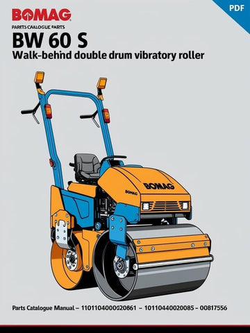 Discover the BOMAG BW 60 S Walk-Behind Double Drum Vibratory Roller, a powerful and efficient solution for your compaction needs. Designed for optimal performance, this roller features dual drums that provide superior stability and compaction efficiency, making it ideal for small to medium-sized projects such as asphalt and soil compaction.