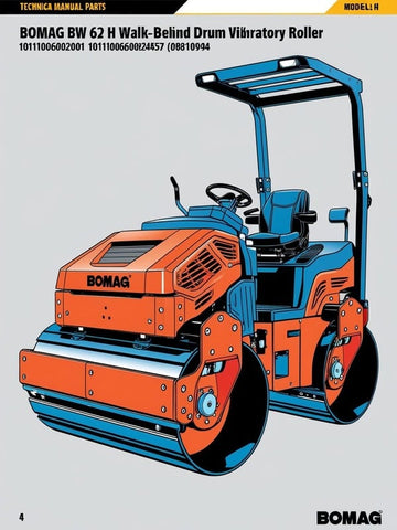 Discover the BOMAG BW 62 H Walk-Behind Double Drum Vibratory Roller, a powerful and efficient solution for your compaction needs. Designed for optimal performance, this roller features dual drums that provide superior stability and compaction efficiency, making it ideal for asphalt and soil applications. With its compact size, it easily navigates tight spaces, ensuring you can tackle any job with confidence.