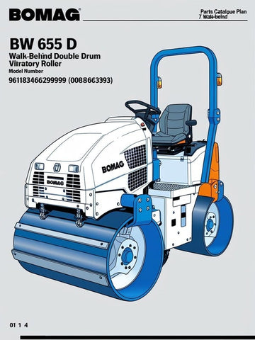 Discover the essential BOMAG BW 65 D Walk-Behind Double Drum Vibratory Roller Parts Catalogue Manual, designed for professionals who demand precision and reliability in their equipment. This comprehensive manual provides detailed information on parts and maintenance, ensuring your roller operates at peak performance.