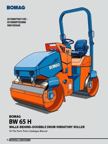 Discover the BOMAG BW 65 H Walk-Behind Double Drum Vibratory Roller, a powerful and efficient solution for your compaction needs. Designed for optimal performance, this roller features a robust double drum system that ensures even and thorough compaction on various surfaces, making it ideal for small to medium-sized projects. Its compact design allows for easy maneuverability in tight spaces, ensuring you can tackle any job with confidence.