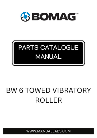 Discover the essential BOMAG BW 6 Towed Vibratory Roller Parts Catalogue Manual, designed specifically for the model 101280010102-101280011044. This comprehensive manual is your go-to resource for understanding the intricate components of your vibratory roller, ensuring optimal performance and longevity.
