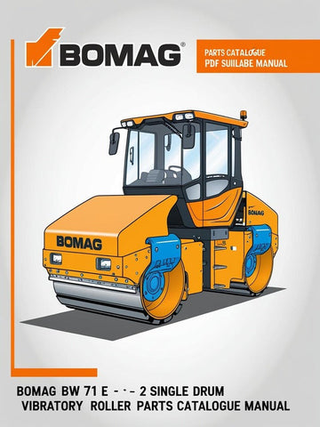 Discover the BOMAG BW 71 E-2 Single Drum Vibratory Roller, a powerful and efficient solution for your compaction needs. This robust machine is designed to deliver exceptional performance on various surfaces, ensuring a smooth and even finish every time. With its advanced vibratory system, the BW 71 E-2 excels in compacting asphalt and granular materials, making it an essential tool for construction and landscaping projects.