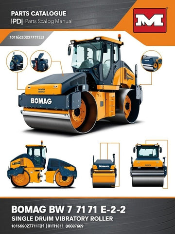 Discover the comprehensive BOMAG BW 71 E - 2 Single Drum Vibratory Roller Parts Catalogue Manual, designed specifically for the efficient maintenance and repair of your equipment. This detailed manual, with part numbers 101620271121 and 101620271311, provides essential information to ensure your roller operates at peak performance.