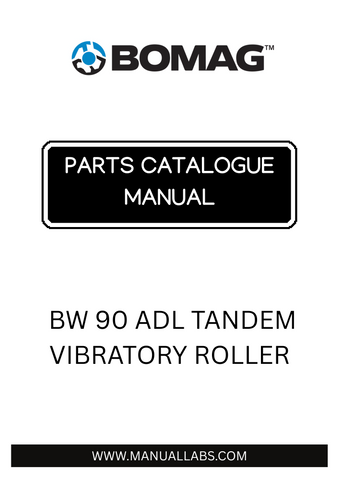 Discover the essential BOMAG BW 90 ADL Tandem Vibratory Roller Parts Catalogue Manual, designed specifically for model numbers 101460210101 to 101460210228. This comprehensive manual is your go-to resource for understanding the intricate components and specifications of your roller, ensuring optimal performance and longevity.