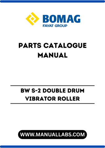 Discover the comprehensive BOMAG BW S-2 Walk-Behind Double Drum Vibrator Roller Parts Catalogue Manual, designed specifically for models 101100021001 and 101100022271. This essential resource provides detailed diagrams and part numbers, ensuring you have everything you need for efficient maintenance and repairs.