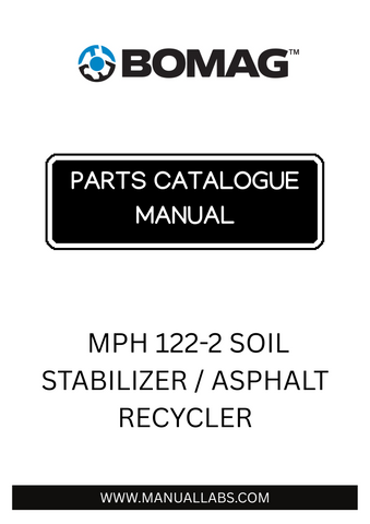 Discover the comprehensive BOMAG MPH 122-2 Soil Stabilizer / Asphalt Recycler Parts Catalogue Manual, designed to enhance your equipment maintenance and operational efficiency. This essential manual provides detailed information on parts and components, ensuring you have everything you need to keep your machinery running smoothly.