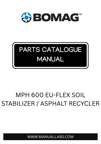 Discover the BOMAG MPH 600 EU-FLEX Soil Stabilizer and Asphalt Recycler, a powerful machine designed to enhance your construction projects. This versatile equipment is engineered for efficient soil stabilization and asphalt recycling, ensuring optimal performance in various applications. With its robust design and advanced technology, the MPH 600 delivers exceptional results, making it an essential addition to your fleet.