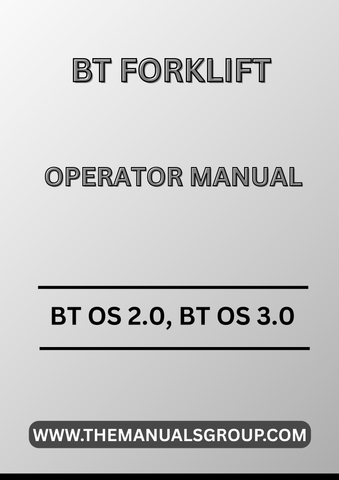Introducing the BT Forklift Truck BT OS 2.0 and BT OS 3.0 Operator Manual, a comprehensive PDF guide designed to enhance your operational efficiency. This manual provides detailed instructions and insights into the features and functionalities of your BT forklift, ensuring you maximize its performance and longevity.