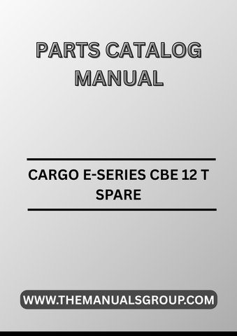 Discover the ultimate resource for maintaining your BT Forklift Truck with the Cargo E-Series CBE 12 T Spare Parts Catalog Manual. This comprehensive PDF file is designed to provide you with detailed information on all essential spare parts, ensuring your forklift operates at peak performance.