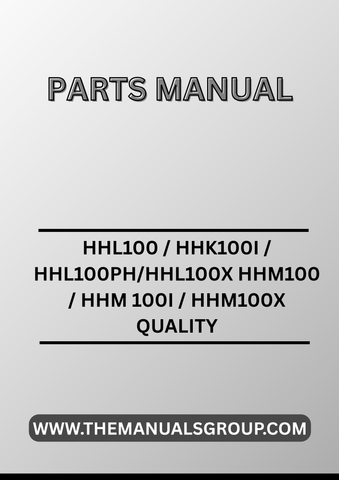 Discover the ultimate resource for maintaining your BT Forklift Truck with our comprehensive Quality Parts Manual. This PDF file covers models HHL100, HHK100I, HHL100PH, HHL100X, HHM100, HHM100I, and HHM100X, providing you with detailed information on parts and specifications to ensure optimal performance.
