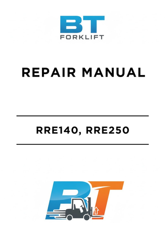 Download the BT Reach Truck RRE140 and RRE250 repair manual PDF ...