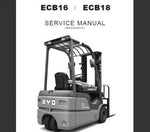 Enhance your maintenance capabilities with the BYD ECB16 and ECB18 Forklift Service Repair Manual. This comprehensive guide is designed to provide you with detailed instructions and insights for servicing and repairing your forklifts, ensuring optimal performance and longevity.