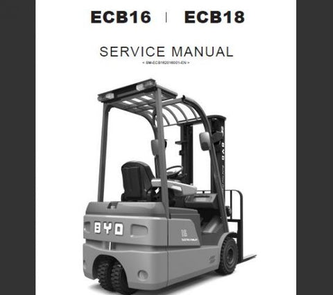 Enhance your maintenance capabilities with the BYD ECB16 and ECB18 Forklift Service Repair Manual. This comprehensive guide is designed to provide you with detailed instructions and insights for servicing and repairing your forklifts, ensuring optimal performance and longevity.