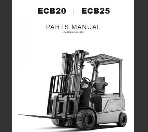 Discover the ultimate resource for maintaining your BYD ECB20 and ECB25 forklifts with our comprehensive Parts Catalog Manual. This PDF file is meticulously designed to provide you with detailed diagrams, part numbers, and specifications, ensuring you have everything you need at your fingertips for efficient repairs and maintenance.