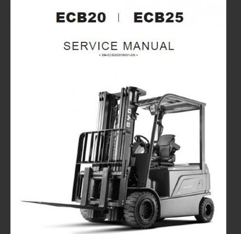 Enhance your maintenance capabilities with the BYD ECB20 and ECB25 Forklift Service Repair Manual. This comprehensive guide is designed to provide you with detailed instructions and insights for servicing and repairing your forklifts, ensuring optimal performance and longevity.