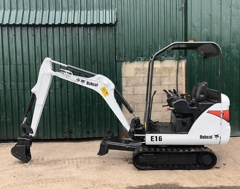 Bobcat Compact Excavator E16 Operation & Maintenance Manual S/N AHLL11001 & Above 6989423 enGB PDF Download - Manual labs
