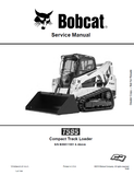 Bobcat T595 Compact Track Loader Service Repair Manual S/N B3NK11001 & Above (7274929enUS)