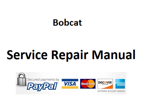 Bobcat EF1, EF1D, EF100, EF2, EF200, EF250, SSK, EF3, EF4, EF400, EF4SP, EF5, EF500 Loader Backhoe Service Repair Manual - Manual labs