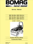 Bomag BW 100, 120, 125, AC-4 AD-4 Combination Roller (Tandem Vibratory) Service Repair Manual - Manual labs
