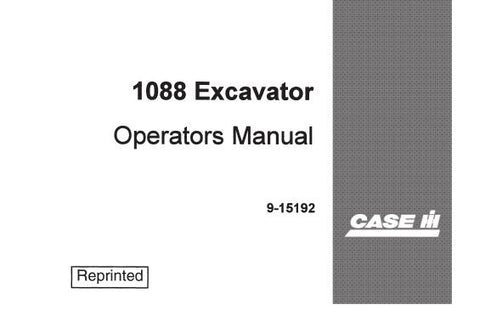 Discover the essential CASE 1088 Excavator Operator’s Manual, designed to enhance your operational efficiency and safety. This comprehensive PDF file provides detailed instructions, specifications, and maintenance guidelines tailored specifically for the CASE 1088 model, ensuring you have all the information you need at your fingertips.