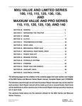 Unlock the full potential of your CASE MXU and MAXXUM Series tractors with the comprehensive Service Manual (Part No. 87659935) in PDF format. This essential guide provides detailed instructions, diagrams, and troubleshooting tips to ensure your tractor operates at peak performance. Whether you're a seasoned mechanic or a DIY enthusiast, this manual is designed to simplify maintenance and repairs, saving you time and money. Invest in your equipment's longevity and efficiency today!