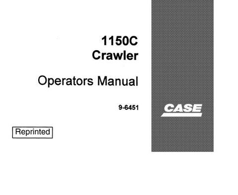 UNLOCK THE FULL POTENTIAL OF YOUR CASE 1150C CRAWLER WITH OUR COMPREHENSIVE OPERATOR’S MANUAL IN PDF FORMAT. 