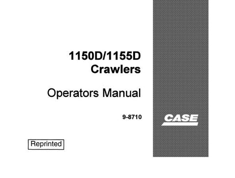 UNLOCK THE FULL POTENTIAL OF YOUR CASE 1150D AND 1155D CRAWLER WITH OUR COMPREHENSIVE OPERATORS MANUAL IN PDF FORMAT. 