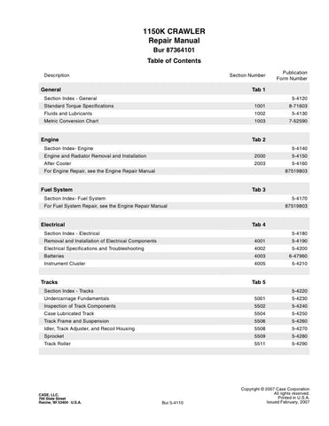 Invest in the longevity of your CASE 1150K Crawler Dozer today. By having this Repair Manual at your fingertips, you empower yourself with the knowledge to keep your machine running smoothly, ensuring reliability and productivity for all your projects. Don't wait—secure your copy now and take the first step towards hassle-free maintenance!