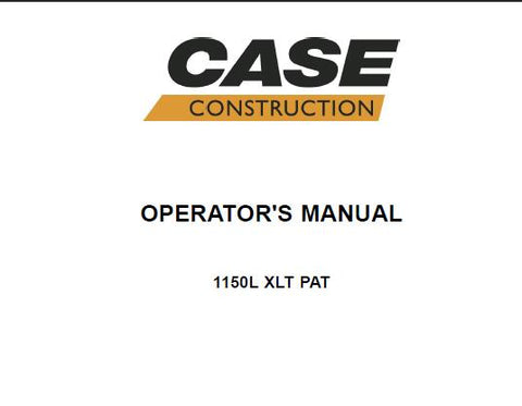 Discover the essential CASE 1150L Crawler Dozer Operator’s Manual, a comprehensive guide designed to enhance your operational efficiency and safety. This PDF file is packed with detailed instructions, diagrams, and troubleshooting tips that ensure you get the most out of your dozer, whether you're a seasoned operator or a newcomer to heavy machinery.