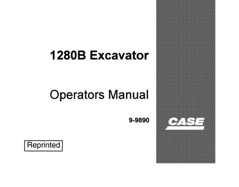 UNLOCK THE FULL POTENTIAL OF YOUR CASE 1280B EXCAVATOR WITH OUR COMPREHENSIVE OPERATORS MANUAL IN PDF FORMAT.