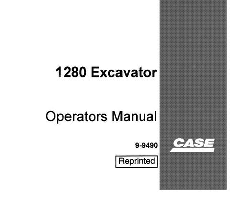 UNLOCK THE FULL POTENTIAL OF YOUR CASE 1280 EXCAVATOR WITH OUR COMPREHENSIVE OPERATOR’S MANUAL IN PDF FORMAT. 