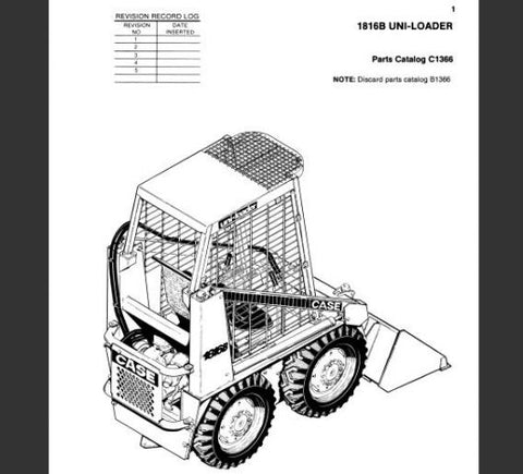 Discover the CASE 1816B Uni-Loader Parts Catalog Manual, your essential resource for maintaining and repairing your equipment. This comprehensive PDF file provides detailed diagrams and part numbers, ensuring you can easily identify and order the components you need to keep your loader running smoothly.