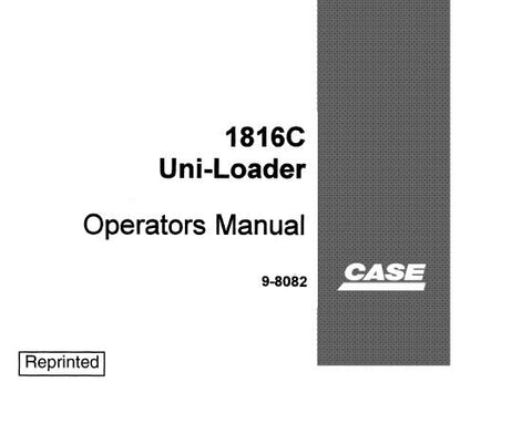 ENHANCE YOUR OPERATIONAL EFFICIENCY WITH THE CASE 1816C UNI-LOADER OPERATOR’S MANUAL, NOW AVAILABLE AS A CONVENIENT PDF FILE.