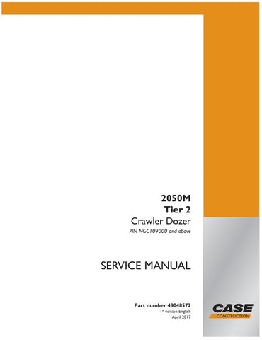 Enhance your operational efficiency with the CASE 2050M Tier 2 Service Manual (NGC109000 & Up). This comprehensive PDF file provides detailed insights and step-by-step instructions for maintenance and troubleshooting, ensuring your machinery runs smoothly and effectively. With easy navigation and clear diagrams, this manual is an essential resource for technicians and operators alike, helping you minimize downtime and maximize productivity. Invest in your equipment's longevity and performance today!