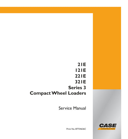 Unlock the full potential of your CASE 21E, 121E, 221E, and 321E Series 3 equipment with the comprehensive Service Manual (Part Number: 87734636C) in PDF format. This essential guide provides detailed schematics, troubleshooting tips, and maintenance procedures to ensure your machinery operates at peak performance. With easy navigation and clear instructions, this manual is an invaluable resource for technicians and operators alike, helping you save time and reduce downtime. Invest in your equipment's longe