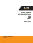 Unlock the full potential of your CASE 335B and 340B articulated trucks with the comprehensive Repair Manual (Part Number: 87721320) in PDF format. This essential guide provides detailed schematics, troubleshooting tips, and step-by-step repair instructions, ensuring you can maintain and service your equipment with confidence. Perfect for both seasoned mechanics and DIY enthusiasts, this manual is your go-to resource for maximizing the performance and longevity of your trucks. Don't miss out on the opportun