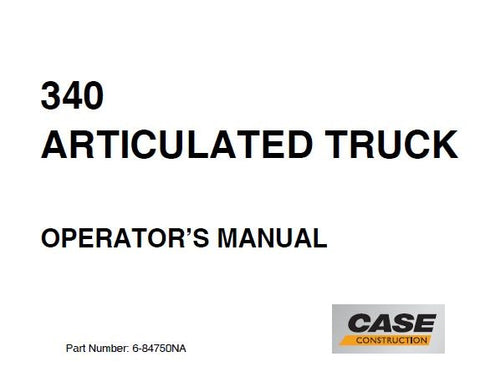 Discover the essential CASE 340 Articulated Truck Operator’s Manual, now available in a convenient PDF format. This comprehensive guide is designed to enhance your operational efficiency and ensure the safe handling of your CASE 340 articulated truck. With detailed instructions and clear illustrations, you’ll have all the information you need at your fingertips.