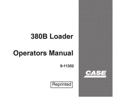 Discover the essential CASE 380B Loader Operator’s Manual, available in a convenient PDF format. This comprehensive guide is designed to enhance your operational efficiency and ensure safe handling of your loader. With detailed instructions and clear illustrations, you’ll have all the information you need at your fingertips.