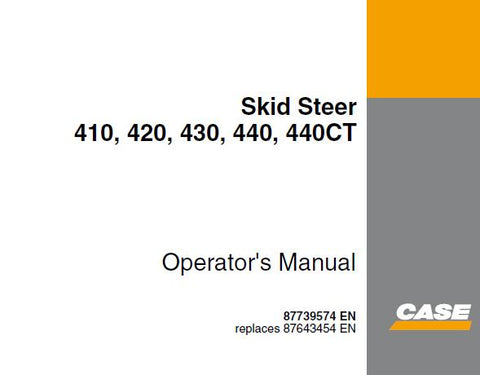 Discover the essential CASE 410, 420, 430, 440, and 440CT Skid Steer Operator’s Manual, available in a convenient PDF format. This comprehensive guide is designed to enhance your operational efficiency and ensure you get the most out of your skid steer. With detailed instructions and clear illustrations, you’ll have all the information you need at your fingertips.